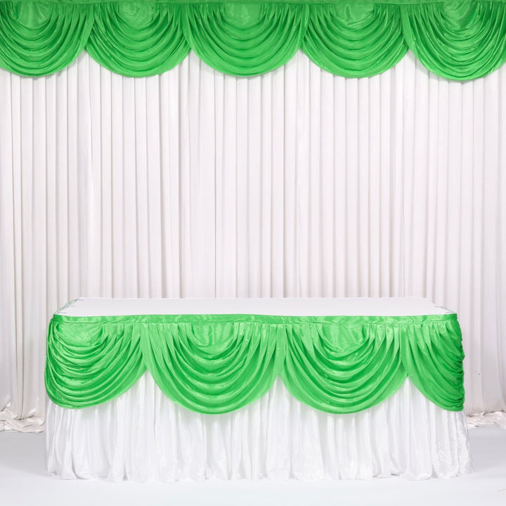 Ice Silk Satin Swag - Green (3m)
