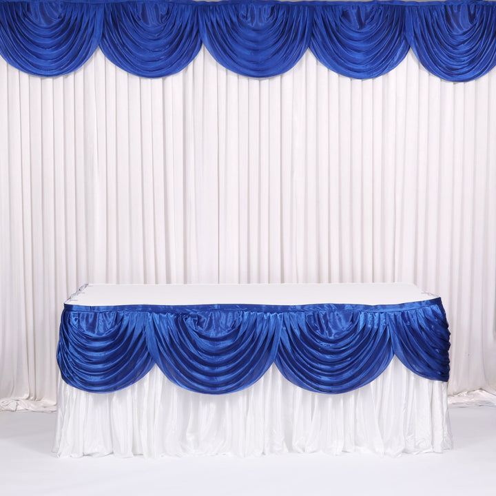 Ice Silk Satin Swag  - Royal Blue (3m)