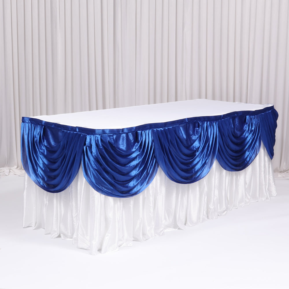 Ice Silk Satin Swag  - Royal Blue (3m)