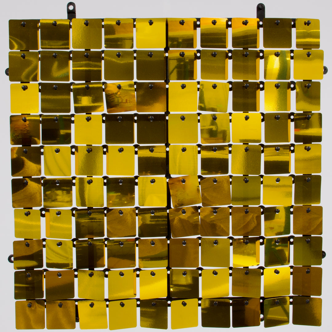 Sequin Shimmer Wall Backdrop Panels - Gold