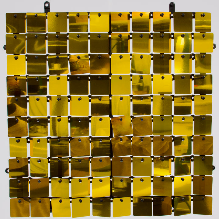 Sequin Shimmer Wall Backdrop Panels - Gold