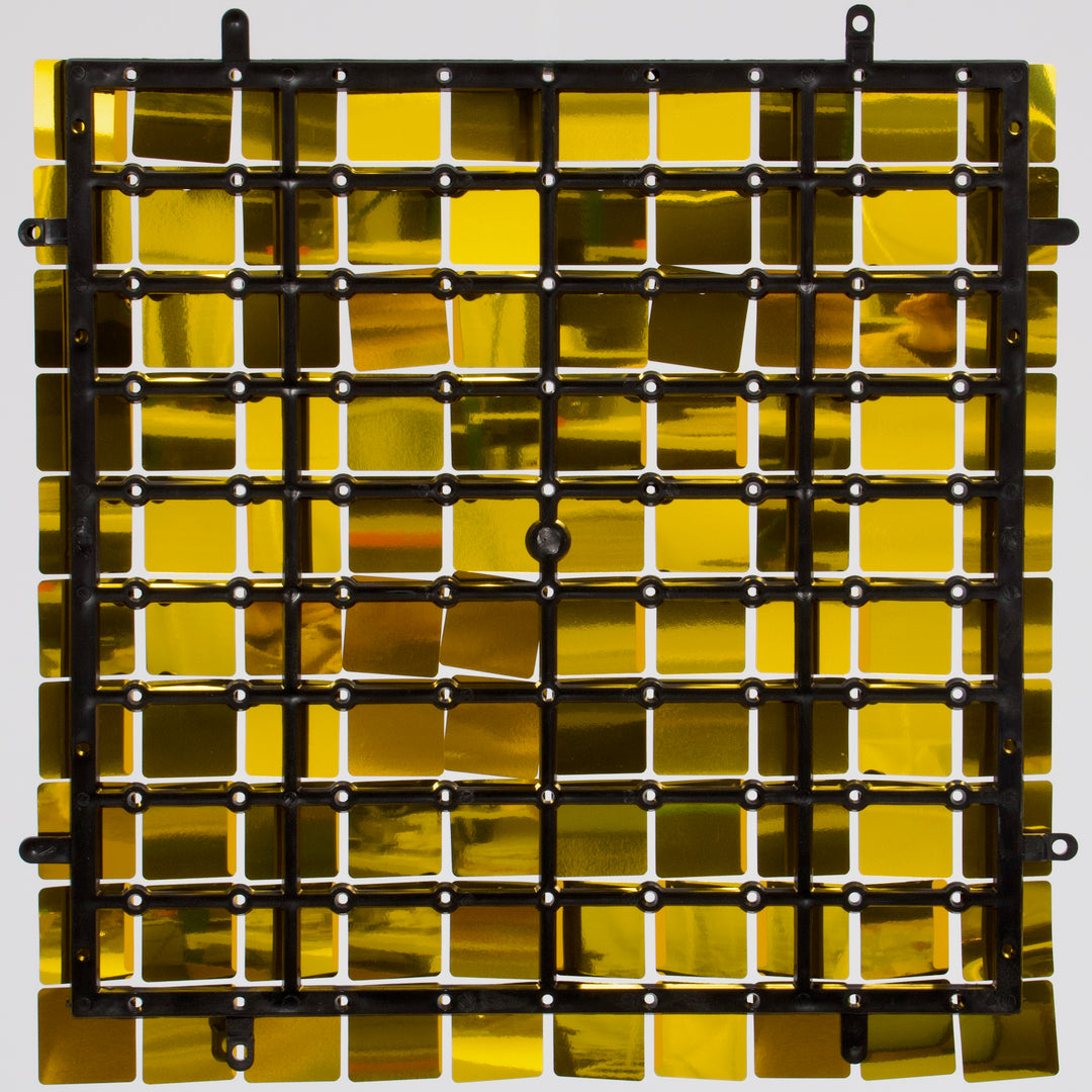 Sequin Shimmer Wall Backdrop Panels - Gold