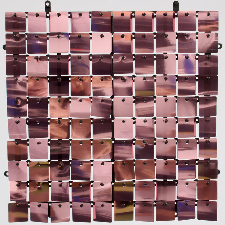 Sequin Shimmer Wall Backdrop Panels - Rose Gold