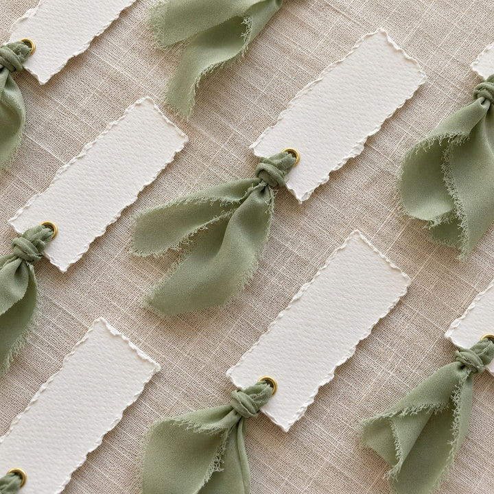 Chiffon Ribbon - Sage (4cmx4.5m)