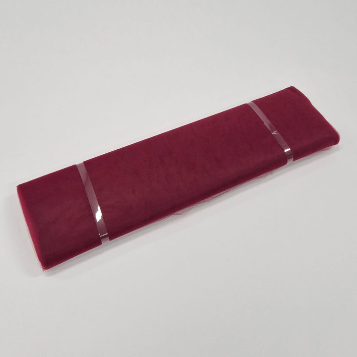 Large Burgundy Tulle Fabric Roll 1.6mx36m