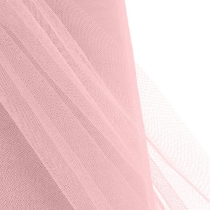 Large Tulle Fabric Roll - Blush (1.6mx36m)