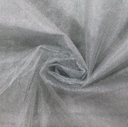 silver tulle fabric