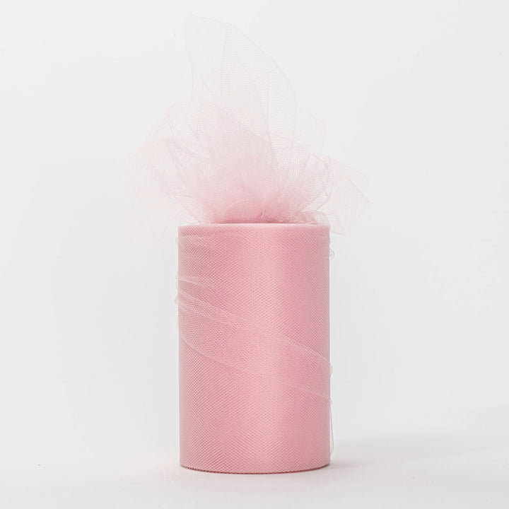CLEARANCE Medium Soft Tulle Fabric Roll - Blush (15cmx91m)