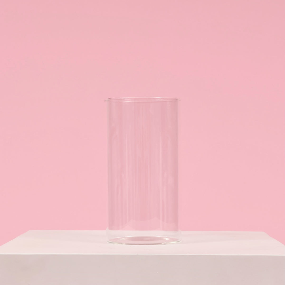 Glass Cylinder Vase (8x15cm)