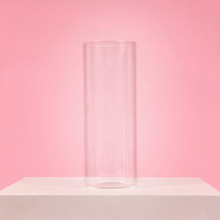 Glass Cylinder Vase (8x20cm)