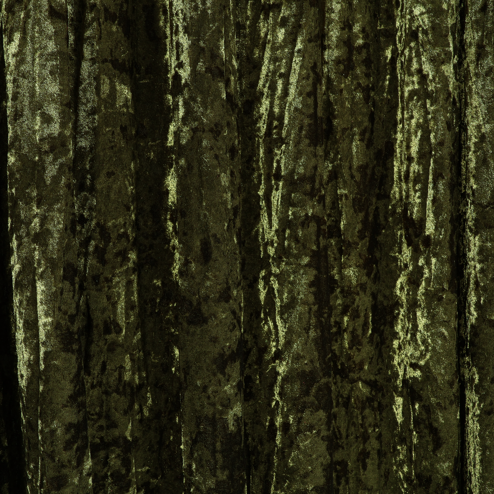 Velvet Backdrop Curtain - Olive (3x3m) close up