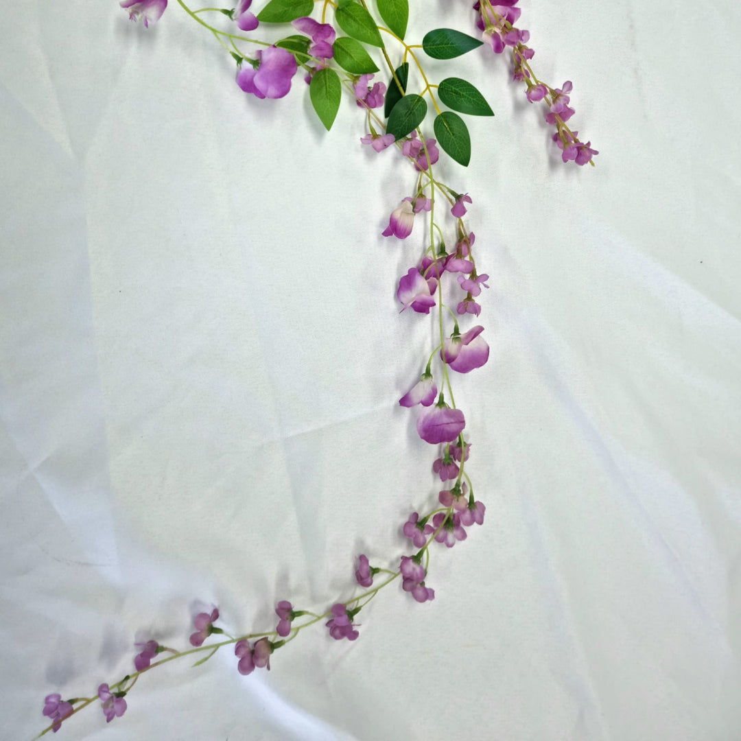 Medium Premium Wisteria Stems - Violet Purple (1.2m)