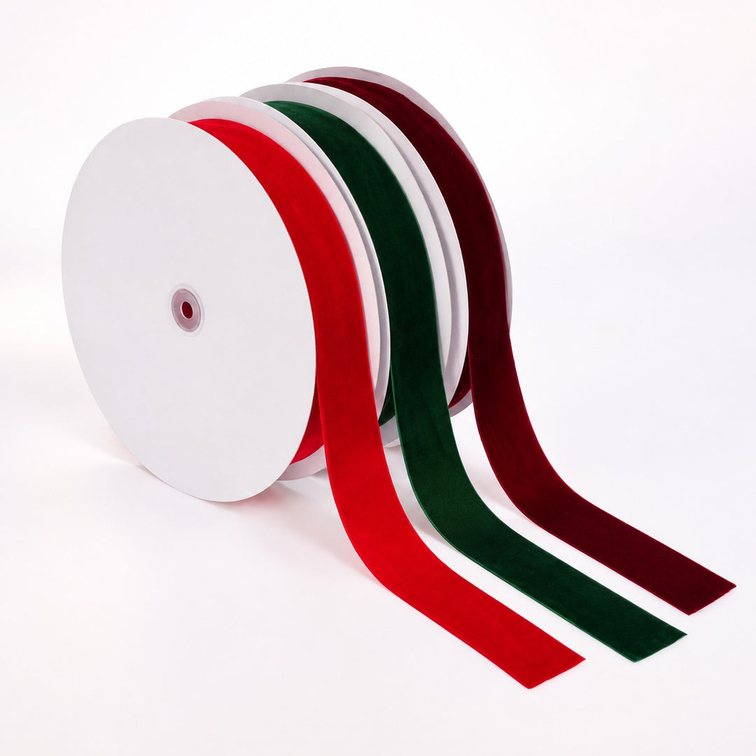 Velvet Ribbon - Burgundy (4cmx45m)