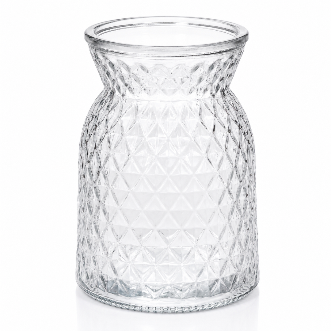 Vintage Bud / Posey Glass Vase - Clear (11.5x16cm) 