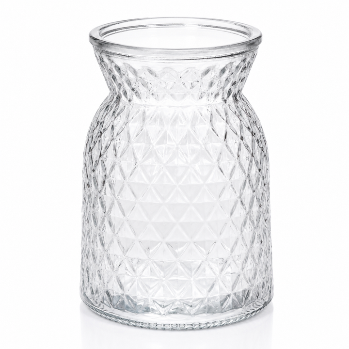 Vintage Bud / Posey Glass Vase - Clear (11.5x16cm) 
