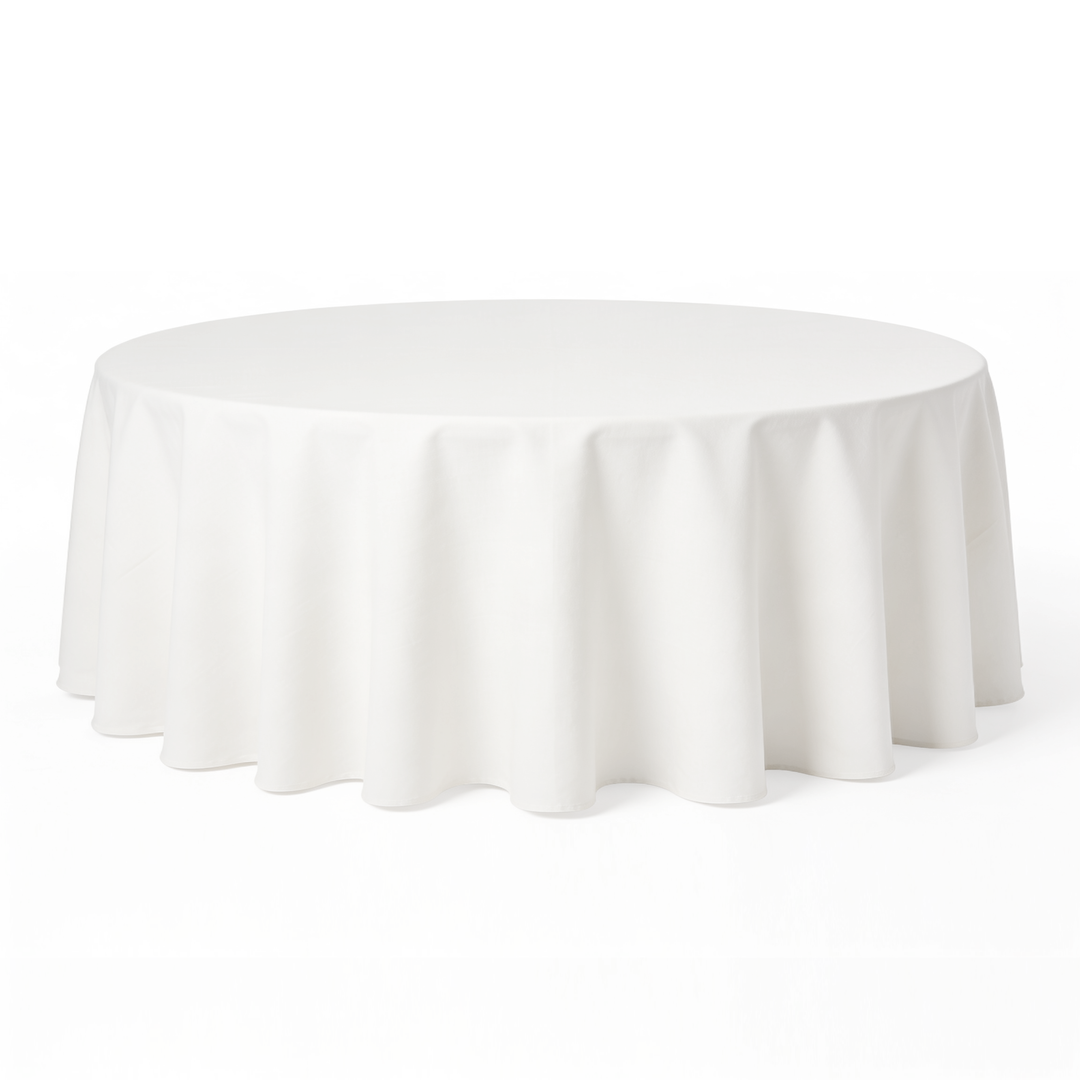 Round Tablecloth - White (150cm)