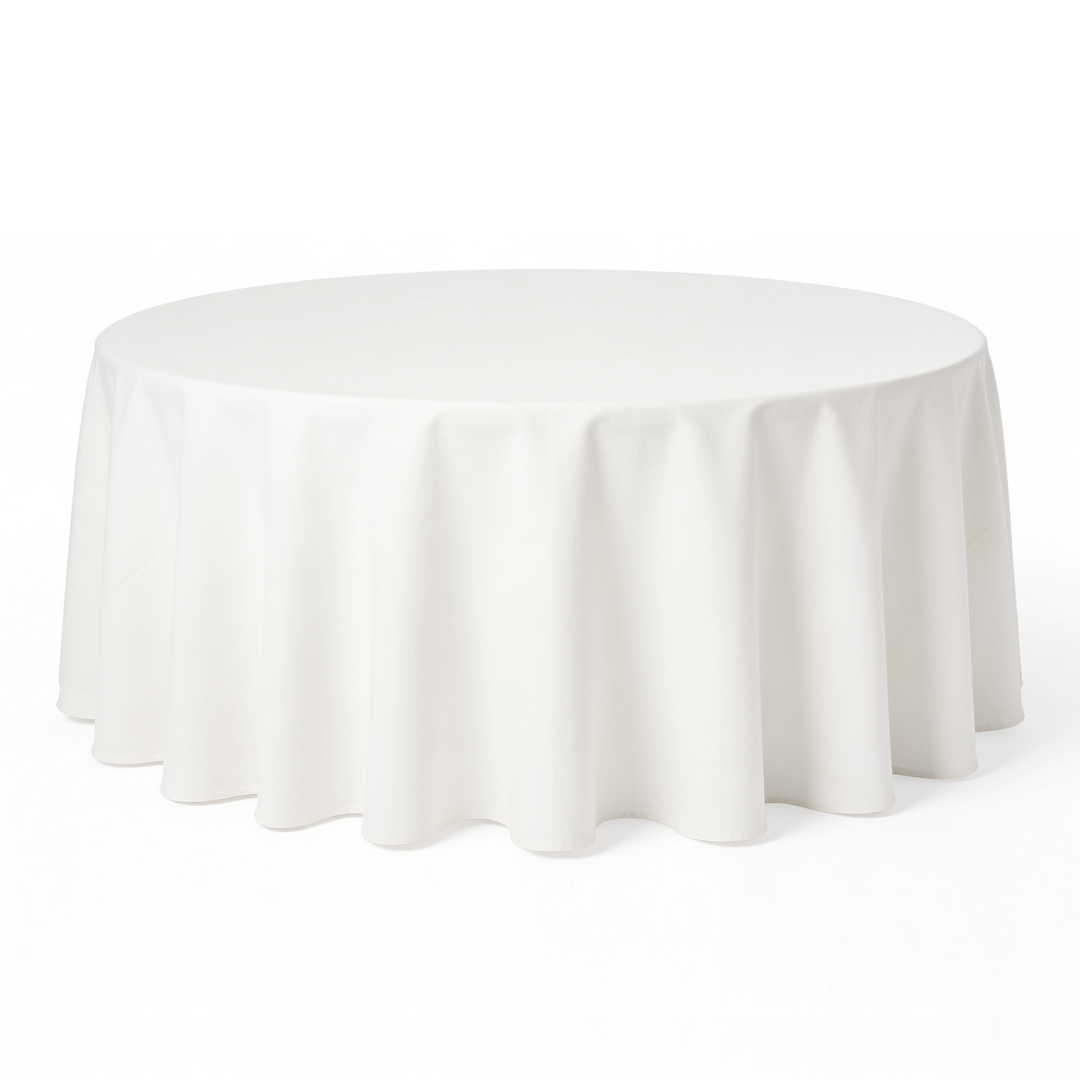 Round Tablecloth - White (220cm)