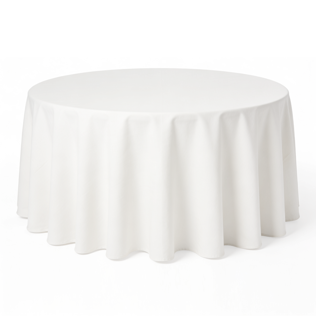 Round Tablecloth - White (260cm)
