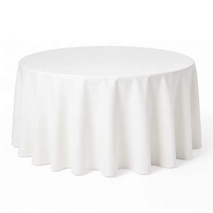 Round Tablecloth - White (260cm)
