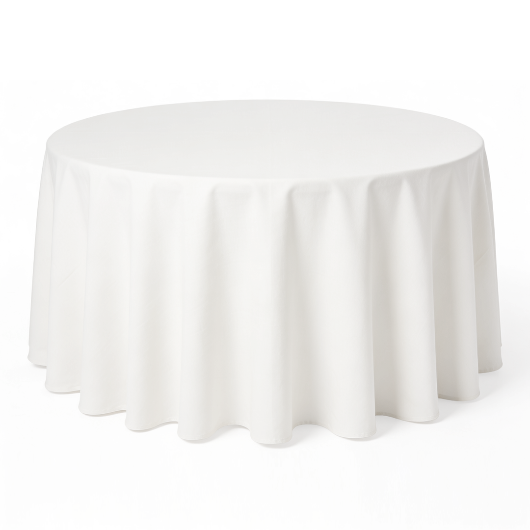 Round Tablecloth - White (300cm)