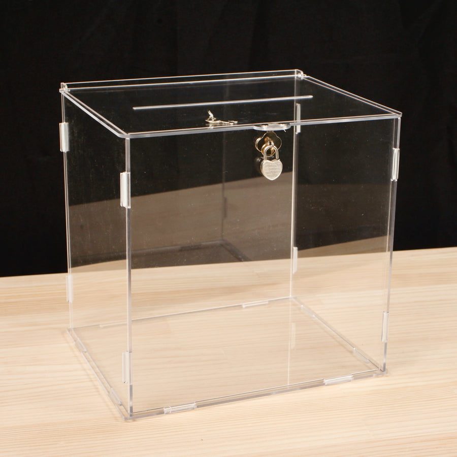 Wishing Well Wedding Card Box - Clear Acrylic