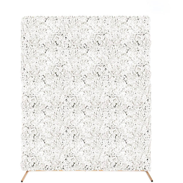 Hydrangea Flower Wall + White Mesh Frame Freestanding COMBO - (2m x 1.8m) *BEST VALUE*