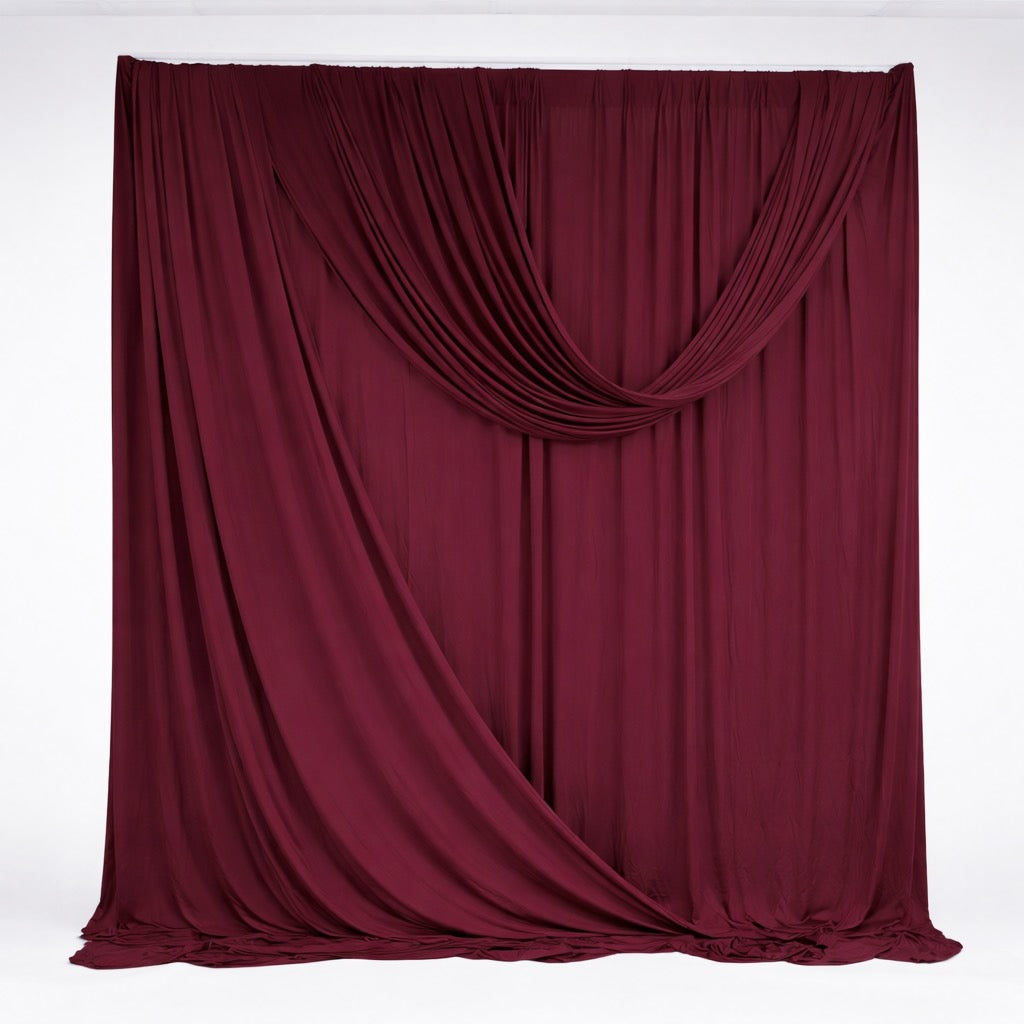 Lycra Backdrop Convertible Panels - Wine (1.6x3m)
