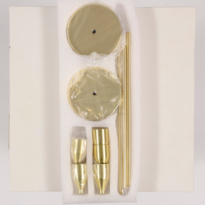 Taper Candle Holders Classic Flared Style - Gold (33cm)