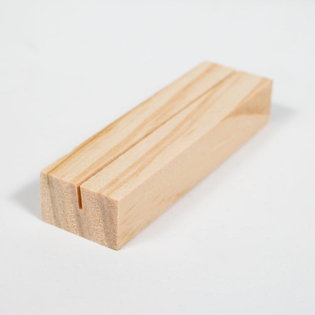 Wooden Card Holder - 10cm SIDE