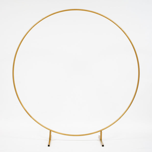 Round Wedding Arch / Flower Frame - Gold (1.5m)