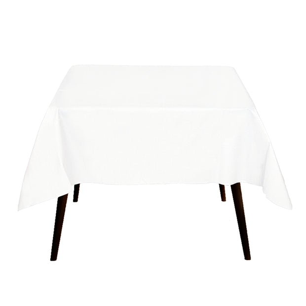 White Square Tablecloth 150x150cm