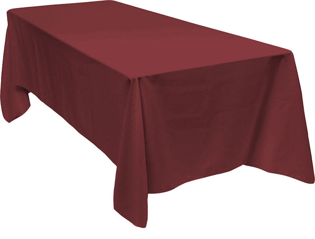 Burgundy Rectangle Tablecloth (153x259cm)