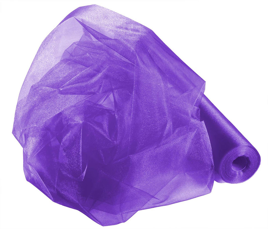 Organza Fabric Roll - Purple