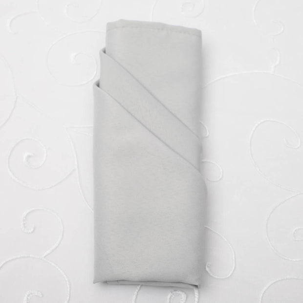Cloth Napkins - Silver (50x50cm)