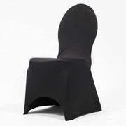 Black Lycra Chair Covers (190gsm) front