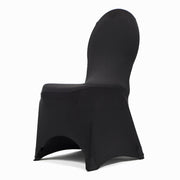 Black Lycra Chair Covers (210gsm) Front
