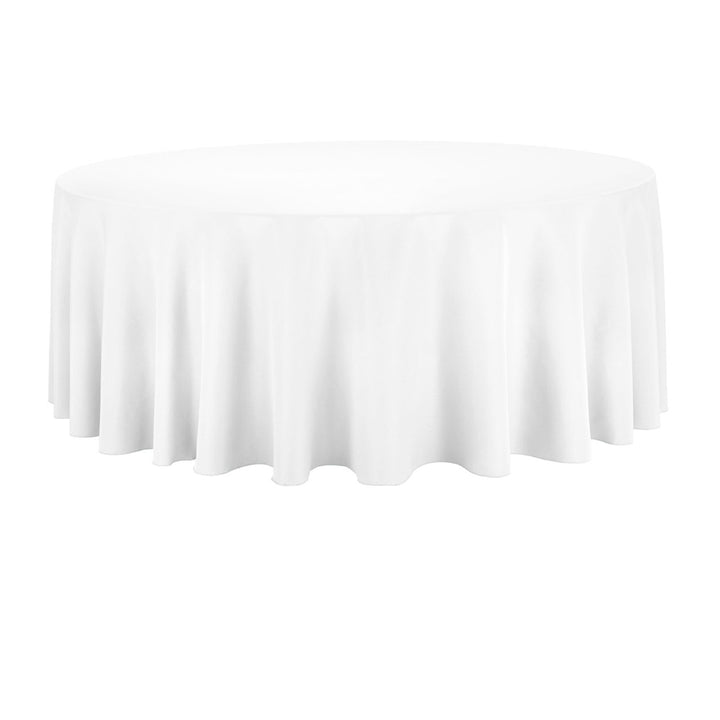 White Round Tablecloth (220cm)