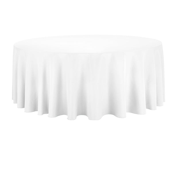 White Round Tablecloth (220cm)