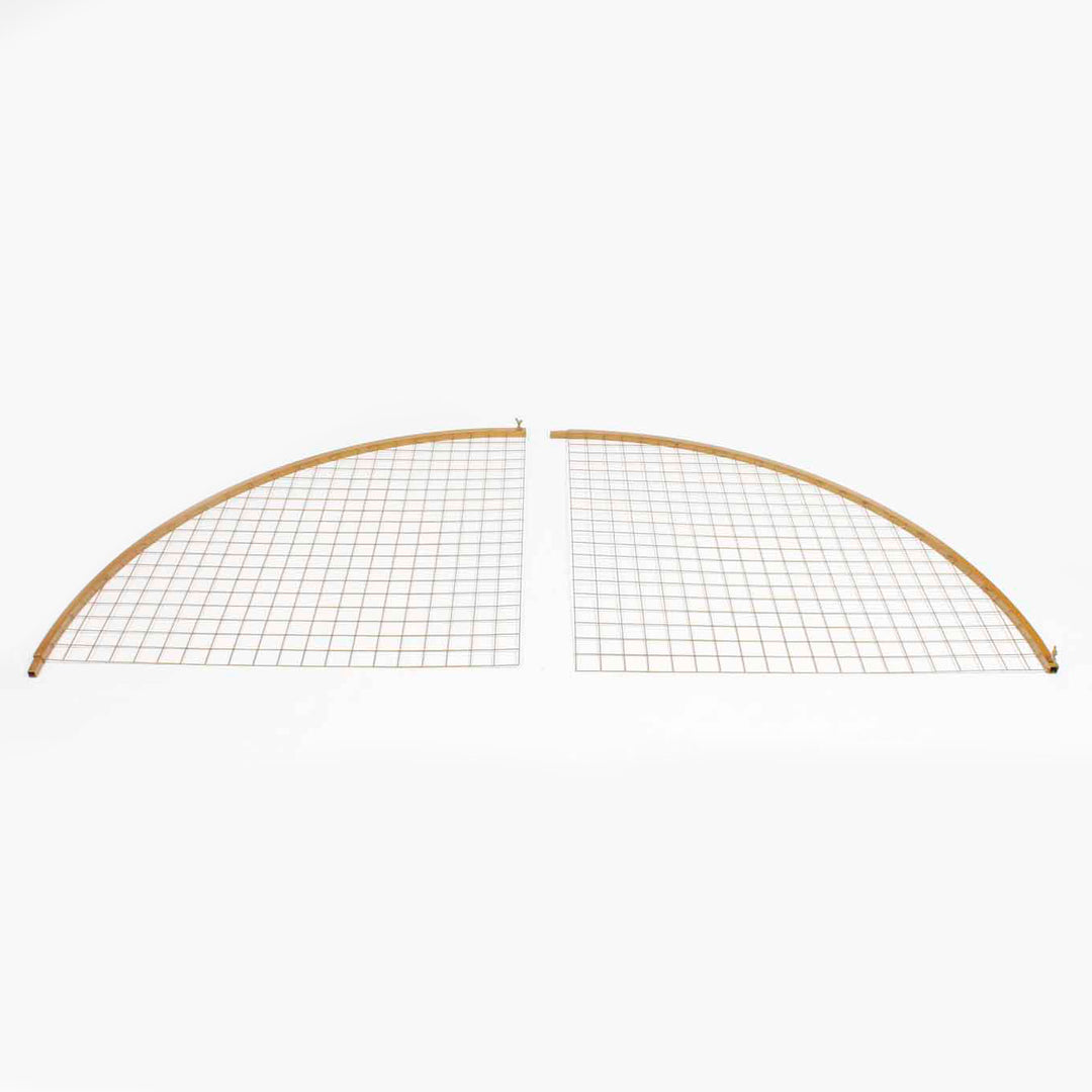 Round Mesh Balloon Stand Frame Arch - Gold (2m) - 4 Parts