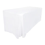 White Fitted Tablecloth (4ft)