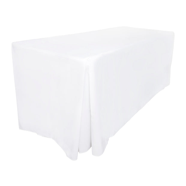 White Fitted Tablecloth (6ft)