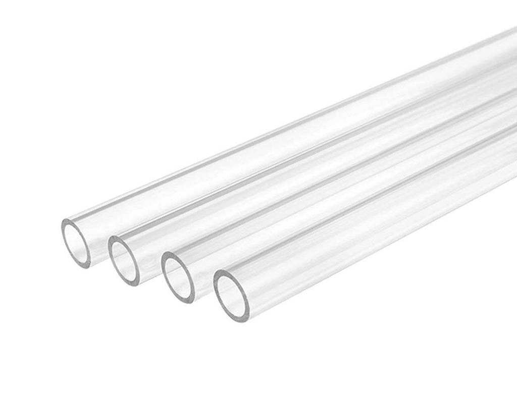 Complete Ceiling Draping Hanging Kit including - Acrylic Tubes, Clips, Chains and Fixed White Ring Acrylic Tubes