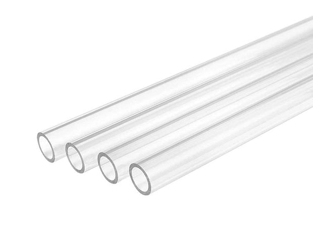 Complete Ceiling Draping Hanging Kit including - Acrylic Tubes, Clips, Chains and Fixed White Ring Acrylic Tubes