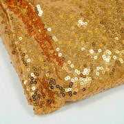 Gold Sequin Tablecloth 125x240cm Close