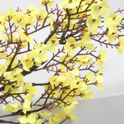 Small Cherry Blossom Branch - Yellow (50cm)