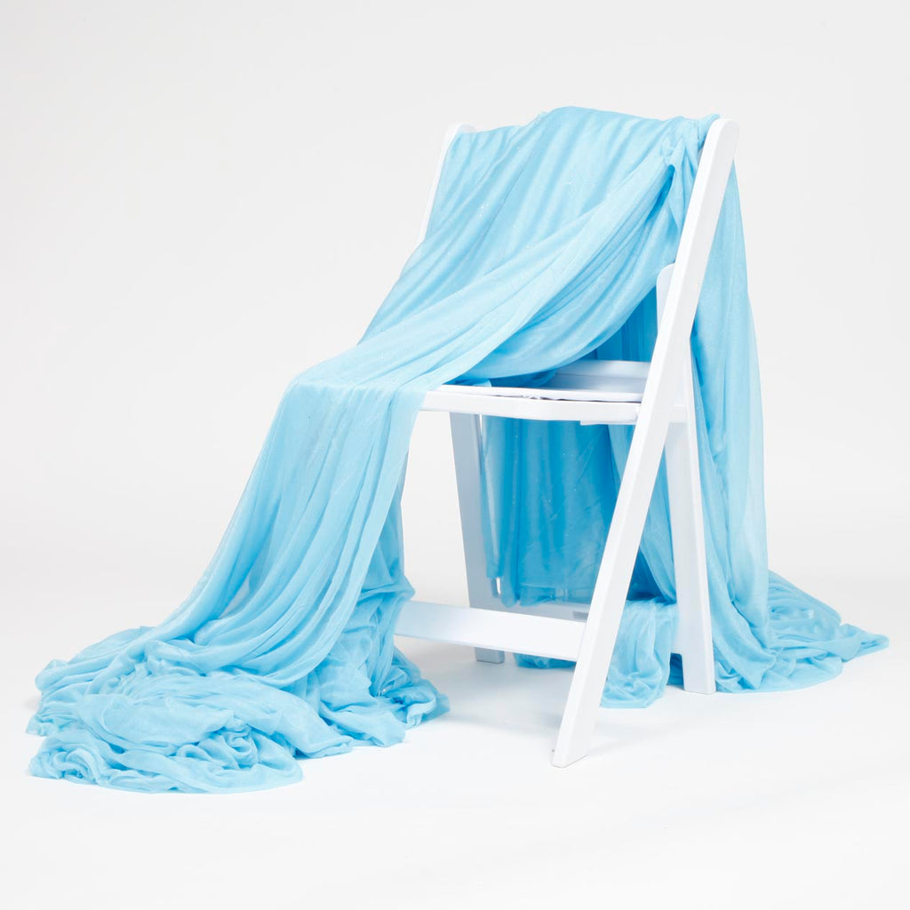 Chiffon Spandex - Baby Blue - 2 Way Slight Stretch Chiffon Fabric Imit