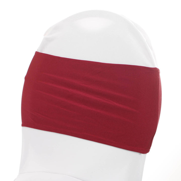 Burgundy Lycra Chair Band