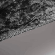 Black Rectangle velvet Tablecloth edging