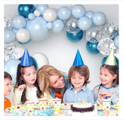 Blue Balloon Garland child's birthday party