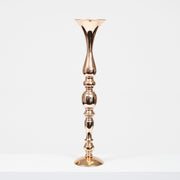 Gold Candlestick Pedestal Candelabra and Centrepiece Vase - (58cm Tall)